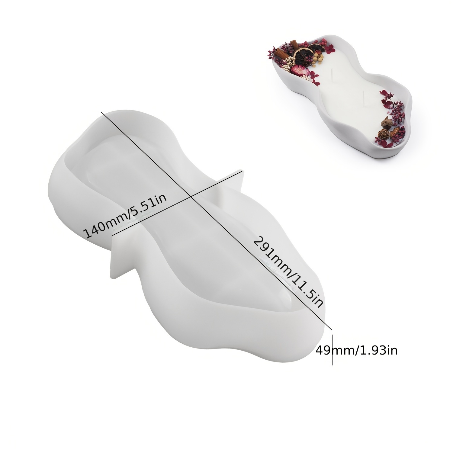 1 Large Irregular Oval Silicon - Resin Art Alphabet review and price