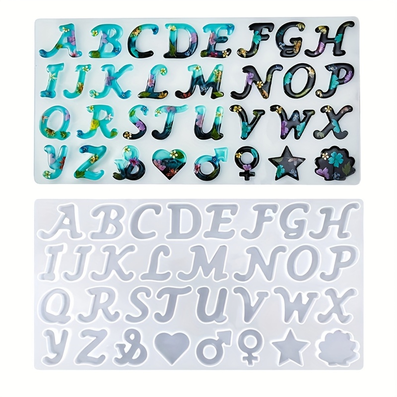 Resin casting mold A style mir - Resin Art Alphabet review and price