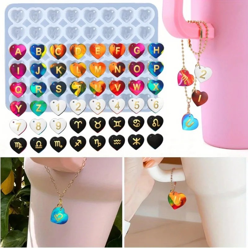 1pc DIY Epoxy Resin Mold Numbe - Resin Art Alphabet review and price