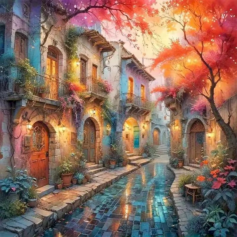 RUOPOTY 5d Diamond Painting Wa - Resin Art Wallpaper review and price