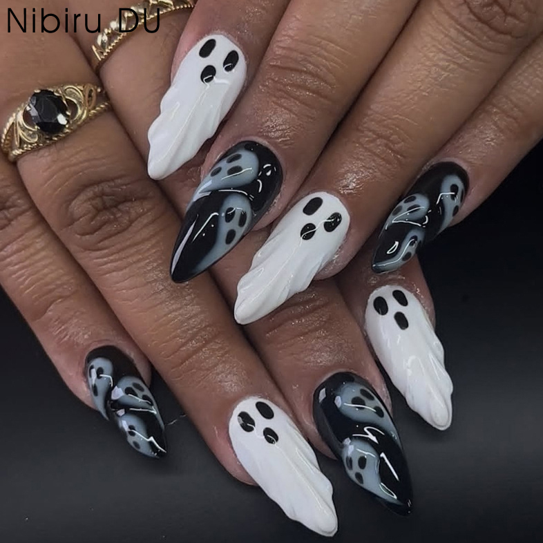 30pcs 2025 Halloween Almond Sh - Resin Art Case review and price