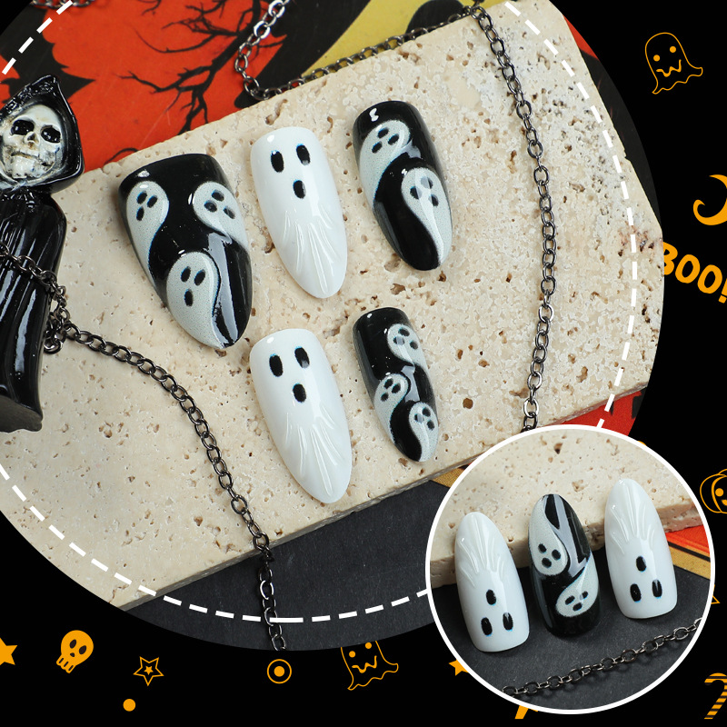 30pcs 2025 Halloween Almond Sh - Resin Art Case review and price