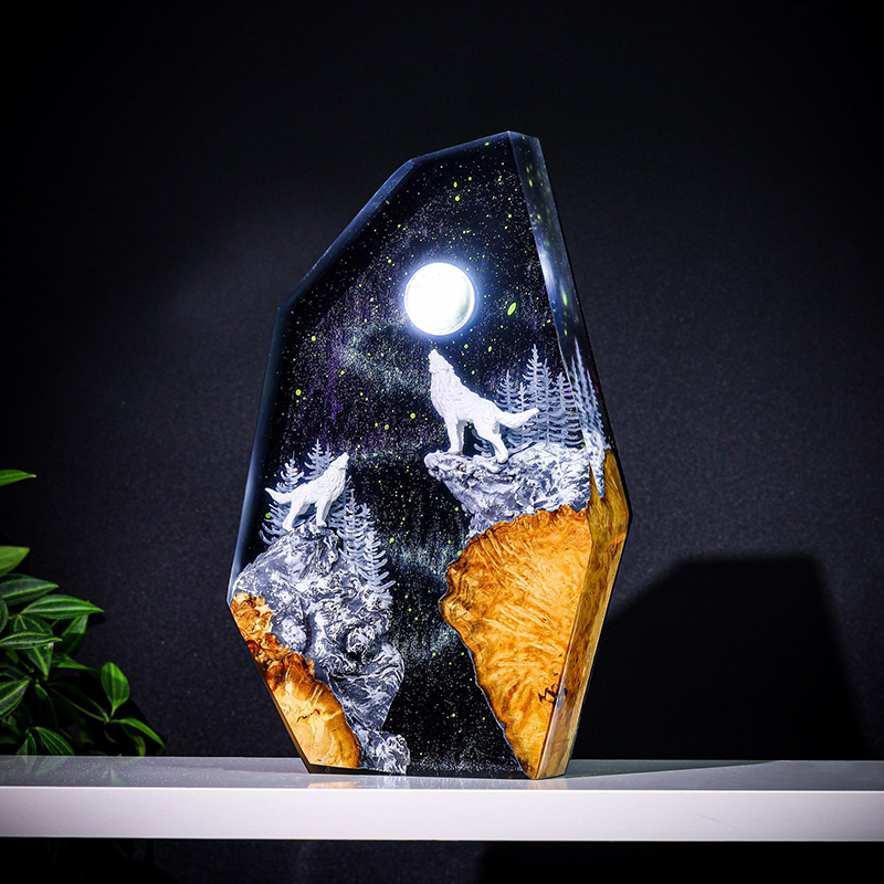 Nature Animals Figure Organism - Resin Art Baby review and price