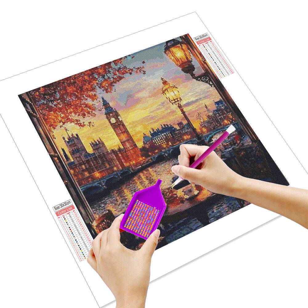 Huacan City Autumn Landscape D - Resin Art Wallpaper review and price