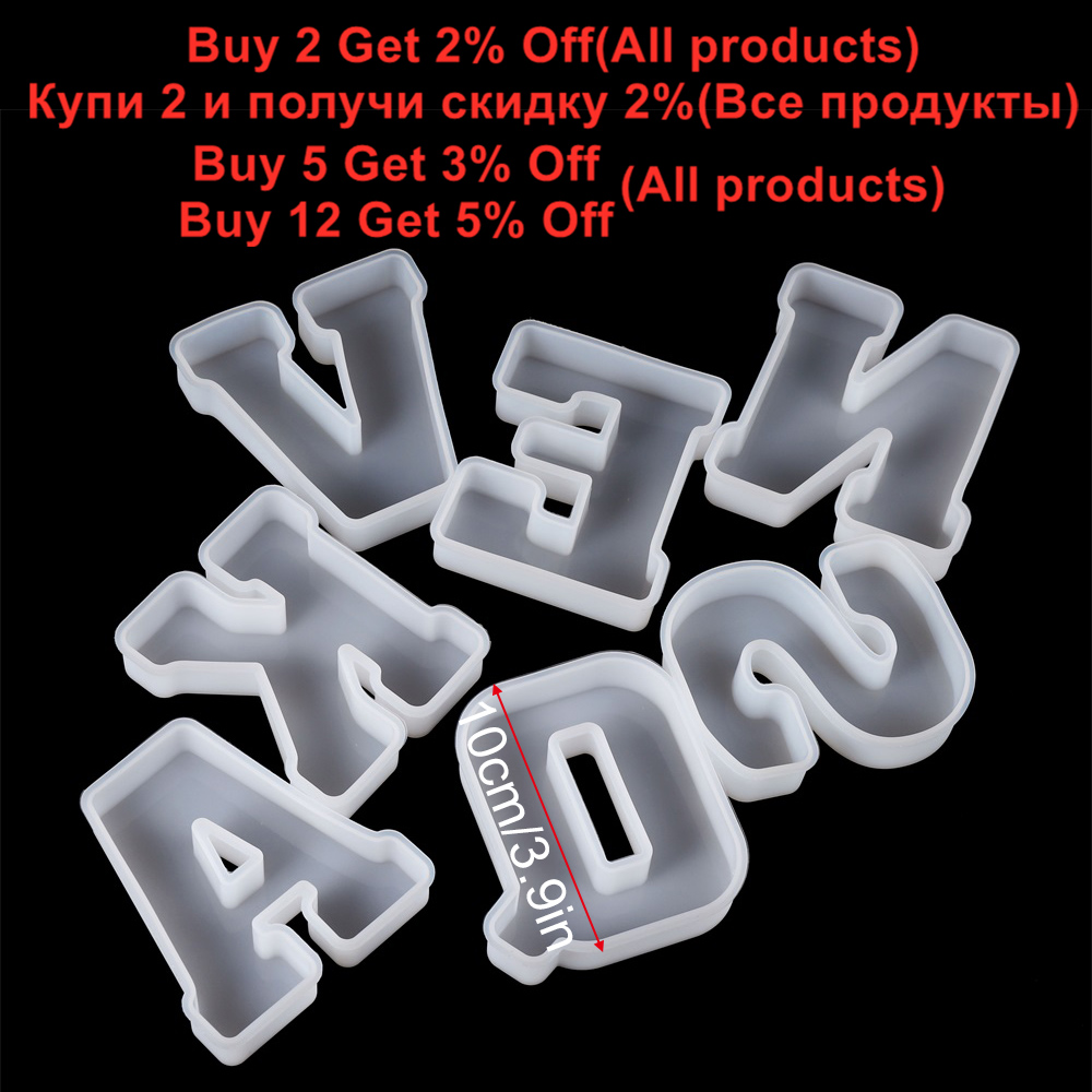 3Sizes A to Z Letter Silicone  - Resin Art Alphabet review and price