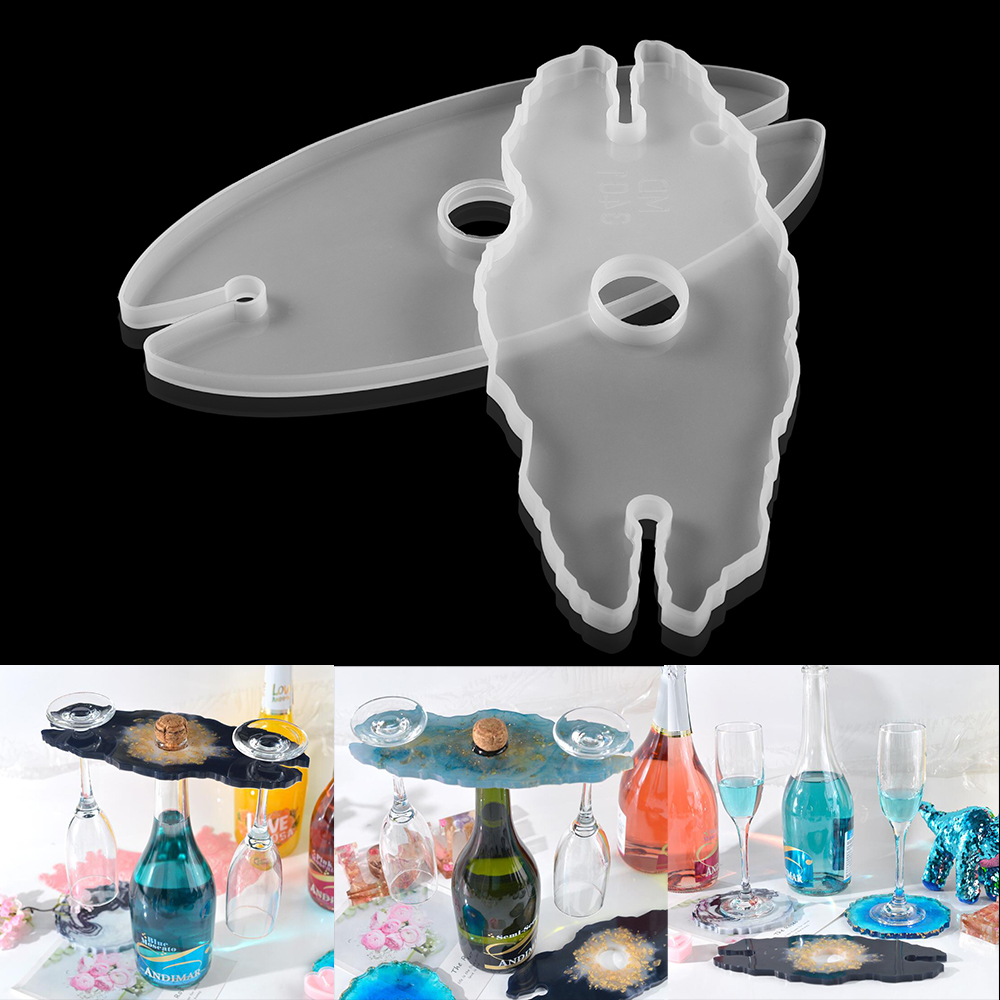 1pcs Wine Rack Silicone Molds  - Resin Art Equipment review and price