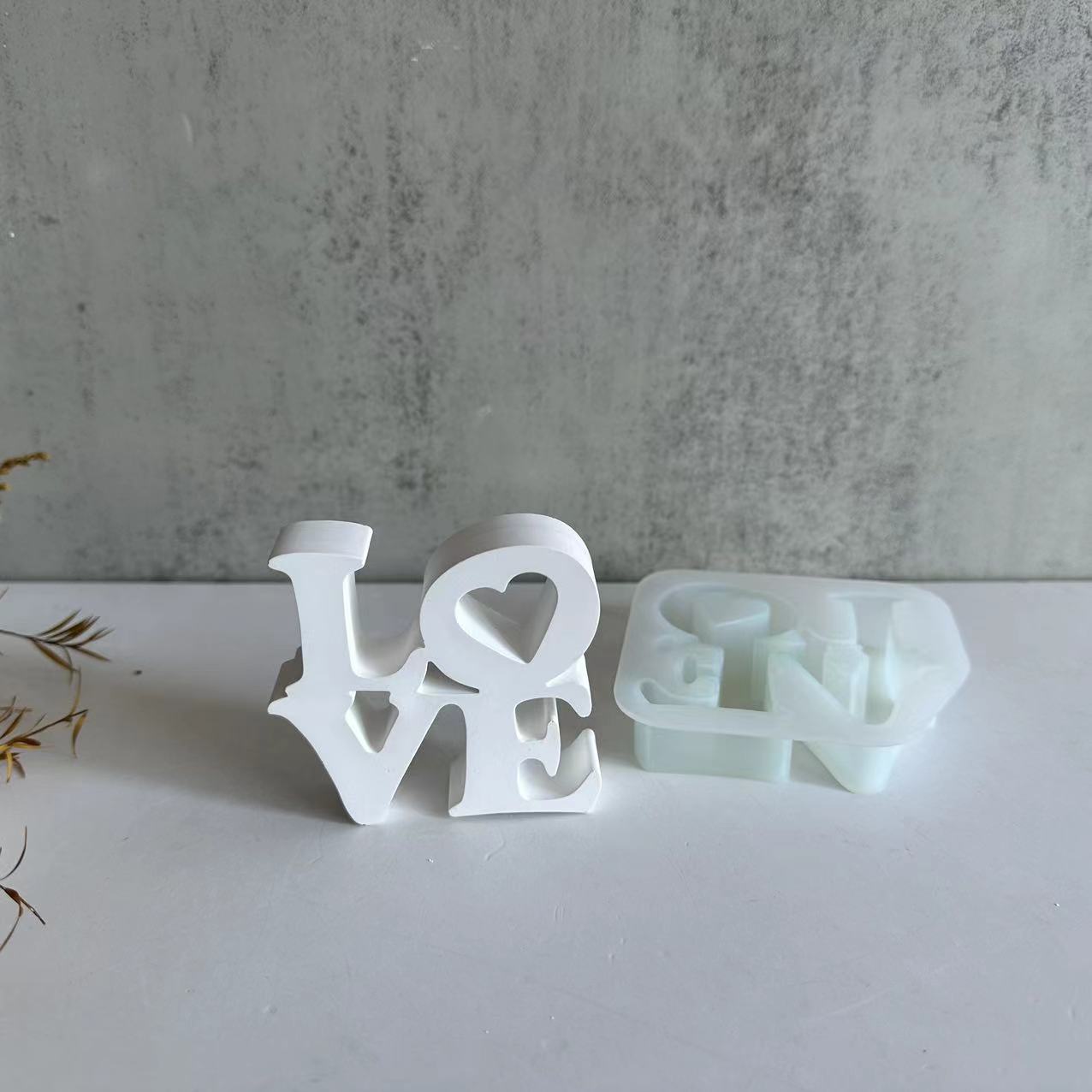 Letter LOVE Silicone Mold DIY  - Resin Art Alphabet review and price