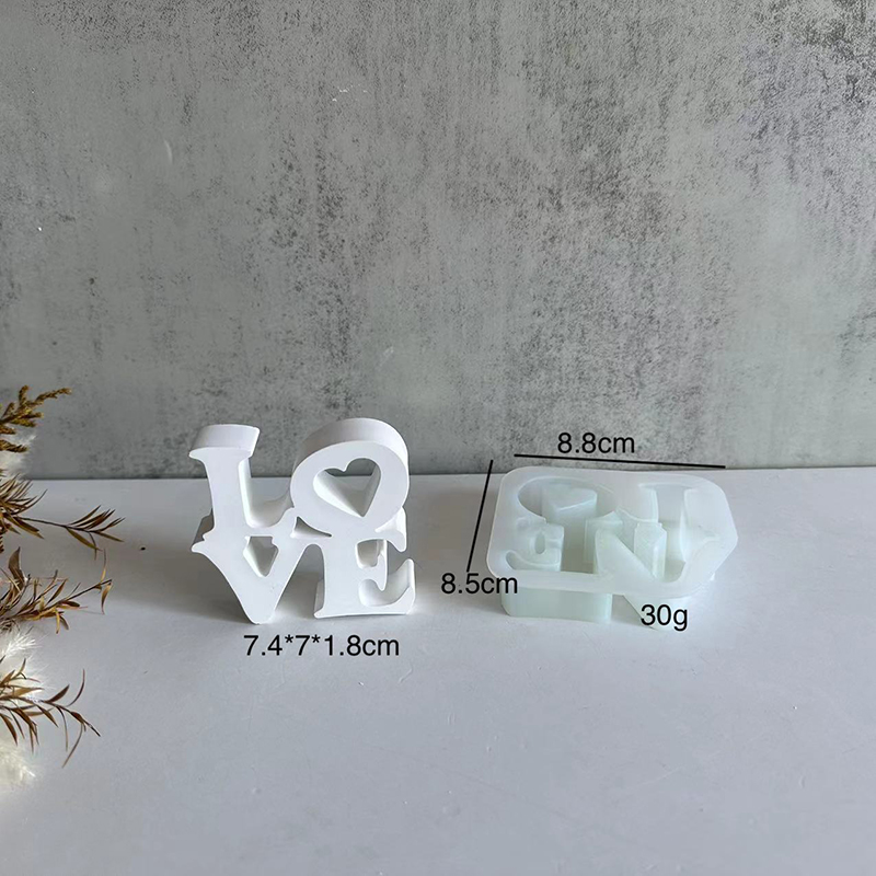 Letter LOVE Silicone Mold DIY  - Resin Art Alphabet review and price