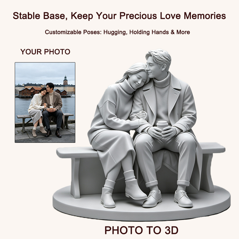 Custom 3D Printed Couple Figur - Resin Art Wedding Gift review and price