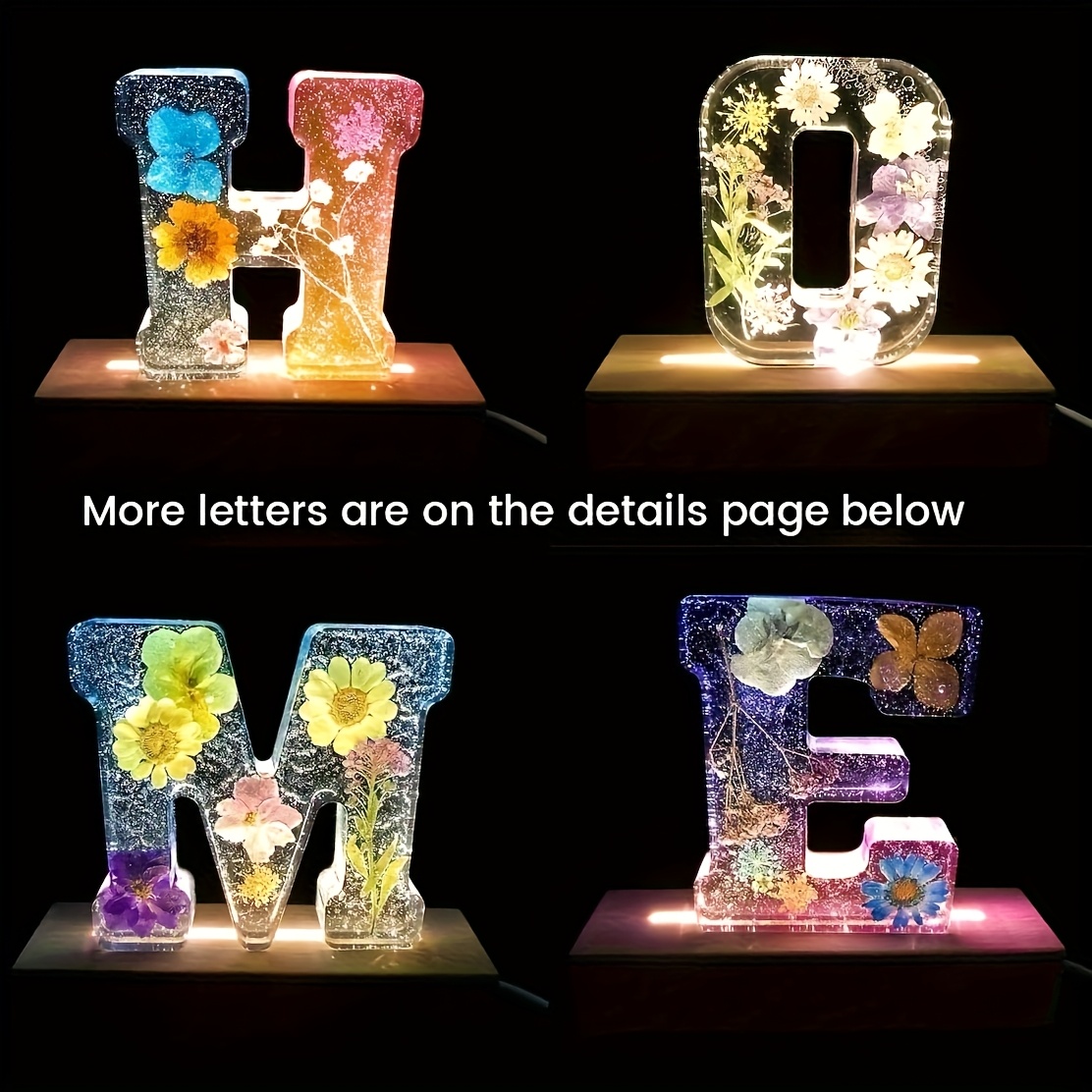 7-Inch Large Letter Resin Mold - Resin Art Alphabet review and price