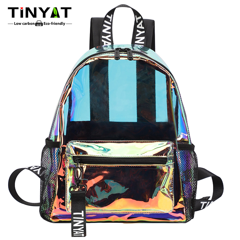 TINYAT PVC Clear Backpacks for - Resin Art Alphabet review and price